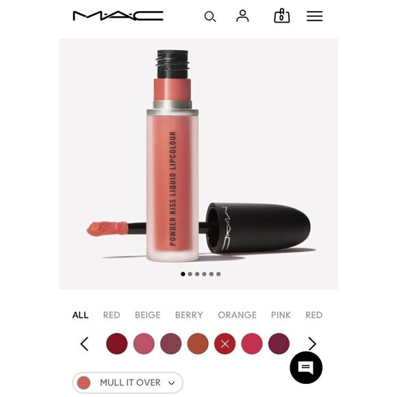 MAC Powder Kiss Liquid Lipcolour-# 989 Mull It Over 5ml/0.17oz NEW IN BOX - Picture 13 of 17